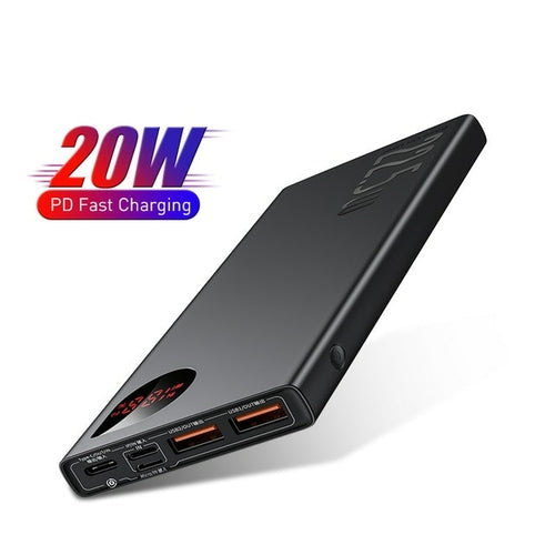 Baseus Power Bank 10000mAh with 20W PD Fast Charging Powerbank