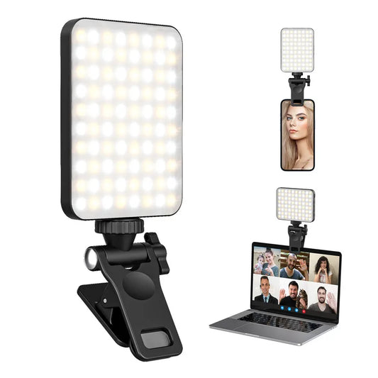 LED Fill Light Portable Mini Selfie Light For Laptop Video Conference