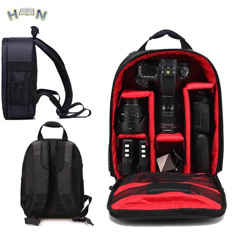 for DSLR SLR Camera Waterproof Backpack Rucksack Bag Case for Canon