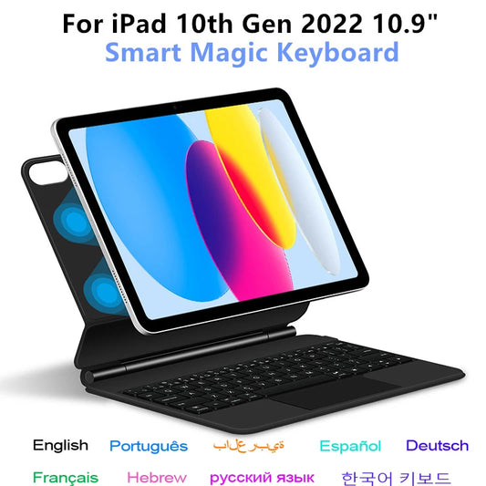 Folio Magic Keyboard For iPad 2022 10 10th Generation 10.9inch Smart